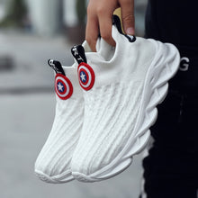 Load image into Gallery viewer, PandaQ Kids Toddler Children's White Boys Girls Casual chaussure enfant  Sneakers Korean Sports shoes Student Captain America