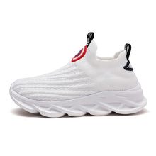 Load image into Gallery viewer, PandaQ Kids Toddler Children's White Boys Girls Casual chaussure enfant  Sneakers Korean Sports shoes Student Captain America