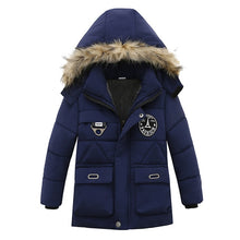 Load image into Gallery viewer, Children Jacket For Boys Coat 2019 Autumn Winter Jackets For Boys Jacket Kids Warm Hooded Zipper Outerwear Coat For Boys costume