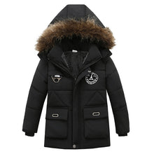 Load image into Gallery viewer, Children Jacket For Boys Coat 2019 Autumn Winter Jackets For Boys Jacket Kids Warm Hooded Zipper Outerwear Coat For Boys costume