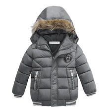 Load image into Gallery viewer, Children Jacket For Boys Coat 2019 Autumn Winter Jackets For Boys Jacket Kids Warm Hooded Zipper Outerwear Coat For Boys costume