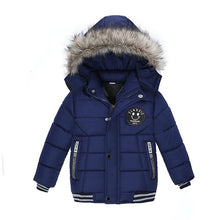 Load image into Gallery viewer, Children Jacket For Boys Coat 2019 Autumn Winter Jackets For Boys Jacket Kids Warm Hooded Zipper Outerwear Coat For Boys costume