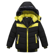 Load image into Gallery viewer, Children Jacket For Boys Coat 2019 Autumn Winter Jackets For Boys Jacket Kids Warm Hooded Zipper Outerwear Coat For Boys costume