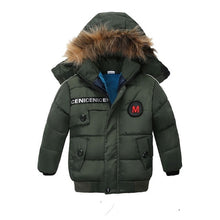 Load image into Gallery viewer, Children Jacket For Boys Coat 2019 Autumn Winter Jackets For Boys Jacket Kids Warm Hooded Zipper Outerwear Coat For Boys costume