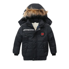 Load image into Gallery viewer, Children Jacket For Boys Coat 2019 Autumn Winter Jackets For Boys Jacket Kids Warm Hooded Zipper Outerwear Coat For Boys costume