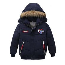 Load image into Gallery viewer, Children Jacket For Boys Coat 2019 Autumn Winter Jackets For Boys Jacket Kids Warm Hooded Zipper Outerwear Coat For Boys costume