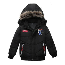 Load image into Gallery viewer, Children Jacket For Boys Coat 2019 Autumn Winter Jackets For Boys Jacket Kids Warm Hooded Zipper Outerwear Coat For Boys costume