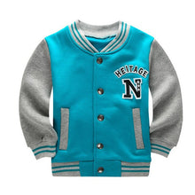 Load image into Gallery viewer, Spring Autumn Children Coat Letter Pattern Student Baseball Wear Girls Sweatshirt Boys Hoodies Casual Kid's Jacket Outerwear