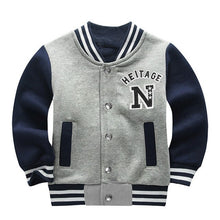 Load image into Gallery viewer, Spring Autumn Children Coat Letter Pattern Student Baseball Wear Girls Sweatshirt Boys Hoodies Casual Kid's Jacket Outerwear