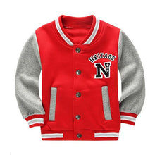 Load image into Gallery viewer, Spring Autumn Children Coat Letter Pattern Student Baseball Wear Girls Sweatshirt Boys Hoodies Casual Kid's Jacket Outerwear