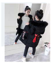 Load image into Gallery viewer, Girls Down Jackets Baby Outdoor Warm Clothing Boys Thick Coats Windproof Children's Winter Jackets Kids Cartoon Winter Outerwear