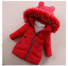 Load image into Gallery viewer, Girls Down Jackets Baby Outdoor Warm Clothing Boys Thick Coats Windproof Children's Winter Jackets Kids Cartoon Winter Outerwear