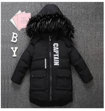 Load image into Gallery viewer, Girls Down Jackets Baby Outdoor Warm Clothing Boys Thick Coats Windproof Children's Winter Jackets Kids Cartoon Winter Outerwear