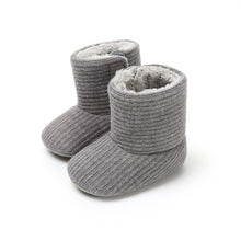 Load image into Gallery viewer, Newborn Baby Booties Lovely Warm Fluff Boy Girl Winter Toddler First Walkers Cotton Comfort Soft Anti-slip Infant Crib Shoes