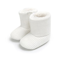 Load image into Gallery viewer, Newborn Baby Booties Lovely Warm Fluff Boy Girl Winter Toddler First Walkers Cotton Comfort Soft Anti-slip Infant Crib Shoes