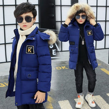 Load image into Gallery viewer, Girls Down Jackets Baby Outdoor Warm Clothing Boys Thick Coats Windproof Children's Winter Jackets Kids Cartoon Winter Outerwear