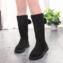 Load image into Gallery viewer, Girls High Boots Fur Thick Warm Children's Shoes New Kids Snow Boots Top Quality Baby Cotton Shoes For Boys Winter