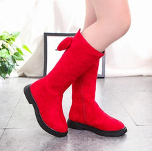 Load image into Gallery viewer, Girls High Boots Fur Thick Warm Children's Shoes New Kids Snow Boots Top Quality Baby Cotton Shoes For Boys Winter