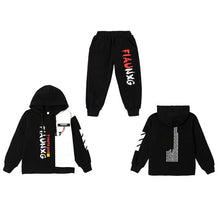 Load image into Gallery viewer, Boys' new casual suit Spring and Autumn Children's Boys Sports 2 sets hooded clothing pants