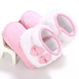 Winter 0-1 year old female baby soft bottom warm baby toddler shoes
