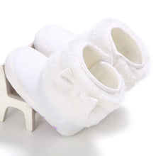 Load image into Gallery viewer, Winter 0-1 year old female baby soft bottom warm baby toddler shoes