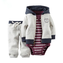 Load image into Gallery viewer, Babies Clothes Boys' and Girls' Long-sleeved Hat-jacket and Trousers Newborn
