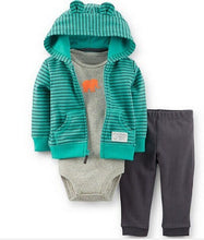 Load image into Gallery viewer, Babies Clothes Boys' and Girls' Long-sleeved Hat-jacket and Trousers Newborn