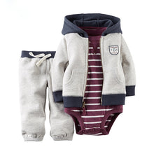 Load image into Gallery viewer, Babies Clothes Boys' and Girls' Long-sleeved Hat-jacket and Trousers Newborn