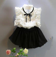 Load image into Gallery viewer, MERI AMMI For Children Girls' Clothing Outfit Set Tee +Big Bow TuTu Skirts For 2-13 Year Girl ,J540