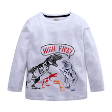 Load image into Gallery viewer, Children's Clothing New Kids Boys' Long Sleeve T-shirts Dinosaur Baby Clothing Toddler Girl Winter Clothes