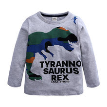 Load image into Gallery viewer, Children's Clothing New Kids Boys' Long Sleeve T-shirts Dinosaur Baby Clothing Toddler Girl Winter Clothes
