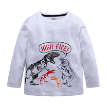 Load image into Gallery viewer, Children's Clothing New Kids Boys' Long Sleeve T-shirts Dinosaur Baby Clothing Toddler Girl Winter Clothes