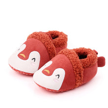 Load image into Gallery viewer, Winter Warm Baby First Walkers Infant Baby Girl Boy Anti-slip Shoes Cartoon Animals Newborn Slipper Shoes 0-18 Months