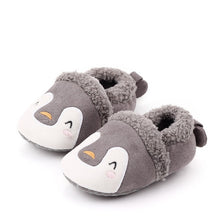 Load image into Gallery viewer, Winter Warm Baby First Walkers Infant Baby Girl Boy Anti-slip Shoes Cartoon Animals Newborn Slipper Shoes 0-18 Months