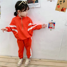 Load image into Gallery viewer, Coat kids girl red jacket and pant, children clothes
