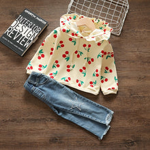 Load image into Gallery viewer, Korean  children's clothing 2019 spring and autumn new girls' clothing suit children new fashion
