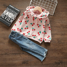 Load image into Gallery viewer, Korean  children's clothing 2019 spring and autumn new girls' clothing suit children new fashion