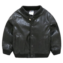 Load image into Gallery viewer, Baby Leather Coat 2019 Winter Clothes New Boys' Children's Clothes Velvet Thickened Jacket Baby Kids Coats Jacket Clothing