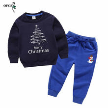 Load image into Gallery viewer, New Baby Boys' Suit  Clothing  Children Cotton  Sports  Suits Cartoon Printed Long Sleeve and Trousers 2-12 Years Old Two Pieces