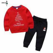 Load image into Gallery viewer, New Baby Boys' Suit  Clothing  Children Cotton  Sports  Suits Cartoon Printed Long Sleeve and Trousers 2-12 Years Old Two Pieces