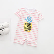 Load image into Gallery viewer, Newborn Baby Rompers Short Sleeve Cotton Jumpsuits