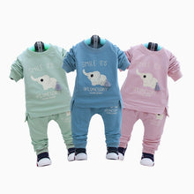 Load image into Gallery viewer, Boys' Clothing 1-2-3 Years Old Autumn Baby Clothes Children's Clothes Cotton Baby Spring and Autumn Set Two-piece