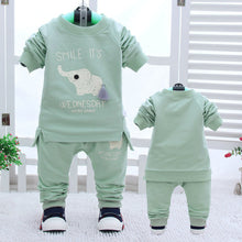 Load image into Gallery viewer, Boys' Clothing 1-2-3 Years Old Autumn Baby Clothes Children's Clothes Cotton Baby Spring and Autumn Set Two-piece