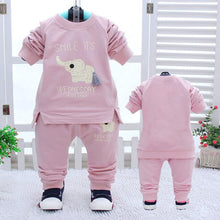 Load image into Gallery viewer, Boys' Clothing 1-2-3 Years Old Autumn Baby Clothes Children's Clothes Cotton Baby Spring and Autumn Set Two-piece
