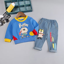 Load image into Gallery viewer, Fashion Autumn Cotton Children's Set Letter Baby Children's Clothing Set Boys' Fall Wear Set Baby Girls Clothes Kids Outfits