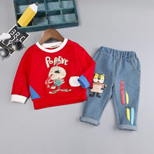 Load image into Gallery viewer, Fashion Autumn Cotton Children's Set Letter Baby Children's Clothing Set Boys' Fall Wear Set Baby Girls Clothes Kids Outfits