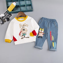 Load image into Gallery viewer, Fashion Autumn Cotton Children's Set Letter Baby Children's Clothing Set Boys' Fall Wear Set Baby Girls Clothes Kids Outfits