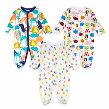 Load image into Gallery viewer, Rompers Comfortable Long Sleeve Newborn Boy Clothes Jumpsuit 3pcs/lot
