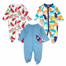 Load image into Gallery viewer, Rompers Comfortable Long Sleeve Newborn Boy Clothes Jumpsuit 3pcs/lot