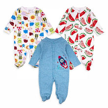 Load image into Gallery viewer, Rompers Comfortable Long Sleeve Newborn Boy Clothes Jumpsuit 3pcs/lot